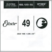 Zdjęcia - Struny Elixir Electric Optiweb Nickel Plated Steel Single 49 