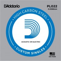 Струни DAddario Single Plain Steel 022 