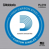 Struny DAddario Single Plain Steel 019 