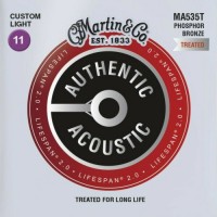 Фото - Струни Martin Authentic Acoustic Lifespan 2.0 Phosphor Bronze 11-52 