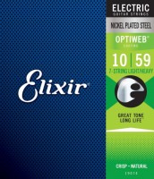 Struny Elixir Electric 7-String Optiweb Light/Heavy 10-59 