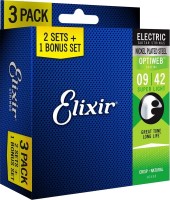 Струни Elixir Electric Optiweb Super Light 9-42 (3-Pack) 