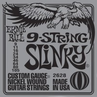Струни Ernie Ball Slinky Nickel Wound 9-String 9-105 