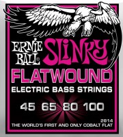 Фото - Струни Ernie Ball Slinky Flatwound Bass 45-100 
