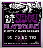 Struny Ernie Ball Slinky Flatwound Bass 55-110 