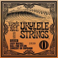 Струни Ernie Ball Ukulele Ball End Clear Nylon 28-40 