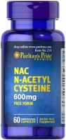 Фото - Амінокислоти Puritans Pride N-Acetyl Cysteine 600 mg 30 cap 