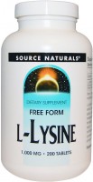 Zdjęcia - Aminokwasy Source Naturals L-Lysine 1000 mg 100 tab 