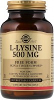 Фото - Амінокислоти SOLGAR L-Lysine 500 mg 250 cap 