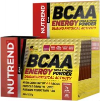 Фото - Амінокислоти Nutrend BCAA Energy Mega Strong Powder 20x12.5 g 