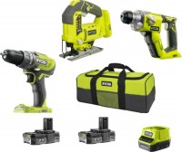 Фото - Набір електроінструменту Ryobi R18DDJSSDS-220S 