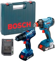 Фото - Набір електроінструменту Bosch GDX 180-LI + GSR 180-LI Professional 06019G5222 