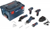 Фото - Набір електроінструменту Bosch GSR 12V-15 + GDR 12V-105 + GSA 12V-14 + GOP 12V-LI + GLI 12V-80 Professional 0615990EX4 