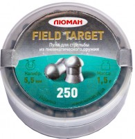 Фото - Кулі й патрони Luman Field Target 5.5 mm 1.5 g 250 pcs 