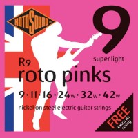 Струни Rotosound Roto Pinks 9-42 