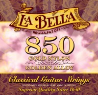 Струни La Bella Elite Golden Nylon 850 