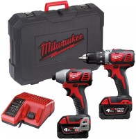 Фото - Набір електроінструменту Milwaukee M18 BPP2D-402C 