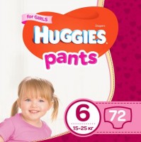 Zdjęcia - Pielucha Huggies Pants Girl 6 / 72 pcs 