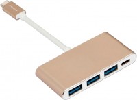 Фото - Кардридер / USB-хаб Momax Elite Link USB-C to 3xUSB + USB-C 