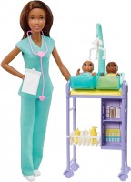 Lalka Barbie Baby Doctor Playset GKH24 