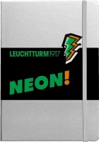 Zdjęcia - Notatnik Leuchtturm1917 Dots Neon Silver Green 