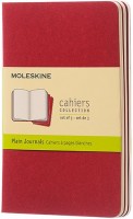 Фото - Блокнот Moleskine Set of 3 Plain Cahier Journals Pocket Vinous 