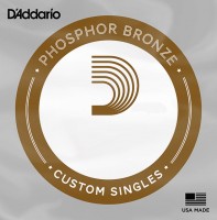 Zdjęcia - Struny DAddario Phosphor Bronze Single 28 