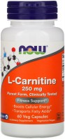 Спалювач жиру Now L-Carnitine 250 mg 60 cap 60 шт