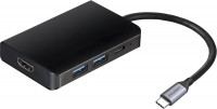Кардридер / USB-хаб Chieftec DSC-501 