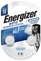 Акумулятор / батарейка Energizer Ultimate 2xCR2016 