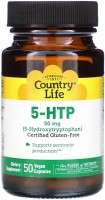 Фото - Амінокислоти Country Life 5-HTP 50 mg 50 cap 