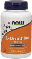 Aminokwasy Now L-Ornithine 500 mg 120 cap 