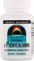Фото - Амінокислоти Source Naturals L-Phenylalanine 500 mg 100 tab 