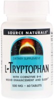 Фото - Амінокислоти Source Naturals L-Tryptophan with Vitamin B-6 60 tab 