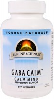 Фото - Амінокислоти Source Naturals GABA Calm 120 tab 