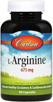 Zdjęcia - Aminokwasy Carlson Labs L-Arginine 675 mg 90 cap 