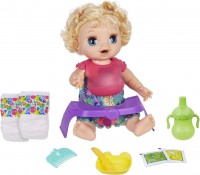 Фото - Лялька Hasbro Happy Hungry Baby Blond Curly Hair E4894 