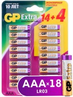 Фото - Акумулятор / батарейка GP Extra Alkaline  18xAAA (14+4)