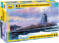 Фото - Збірна модель Zvezda Nuclear Submarine K-3 November Class (1:350) 