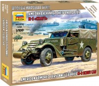 Збірна модель Zvezda American Armored Personnel Carrier M-3 Scout Car (1:100) 