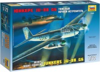 Фото - Збірна модель Zvezda Heavy Night Fighter Junkers Ju-88 G6 (1:72) 