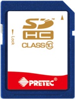 Фото - Карта пам'яті Pretec SDHC Class 10 8 ГБ