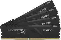 Zdjęcia - Pamięć RAM HyperX Fury Black DDR4 4x32Gb HX436C18FB3K4/128