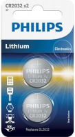 Акумулятор / батарейка Philips  2xCR2032