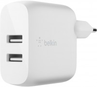 Фото - Зарядний пристрій Belkin Dual USB-A Wall Charger 24W 