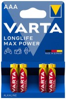 Zdjęcia - Bateria / akumulator Varta  LongLife Max Power 4xAAA