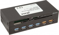 Кардридер / USB-хаб Akasa InterConnect EX 