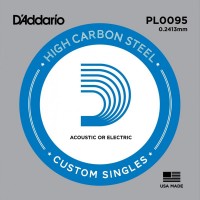 Струни DAddario Single Plain Steel 0095 