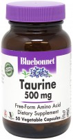 Фото - Амінокислоти Bluebonnet Nutrition Taurine 500 mg 50 cap 