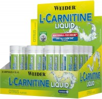 Spalacz tłuszczu Weider L-Carnitine Liquid 1800 mg 20x25 ml 500 ml